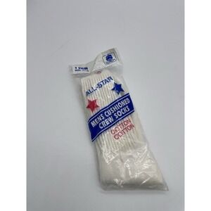 Vintage All Star Cushioned Crew Socks Size‎ 10-13
